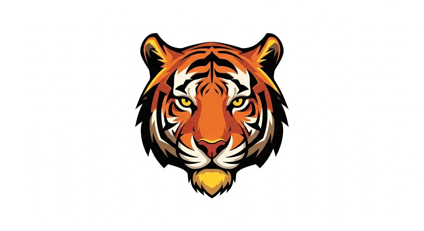 I will make tiger head logo design for your business and company