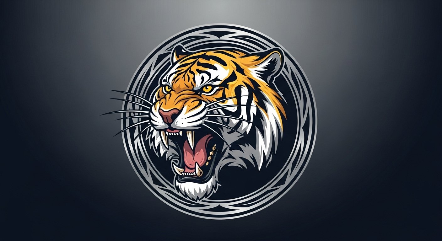 I Will Design a Powerful Tiger Head Logo for Your Business or Company