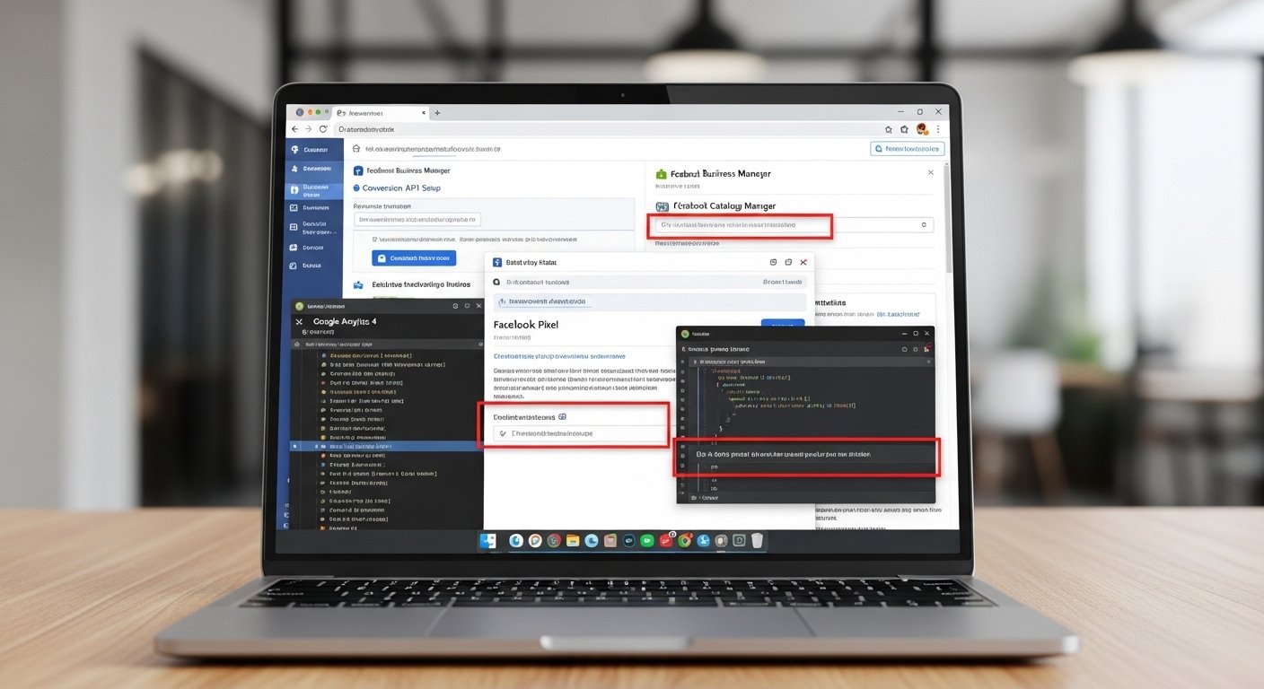 I Will Setup Meta Facebook Pixel, Shopify Conversion API, Catalog & GA4
