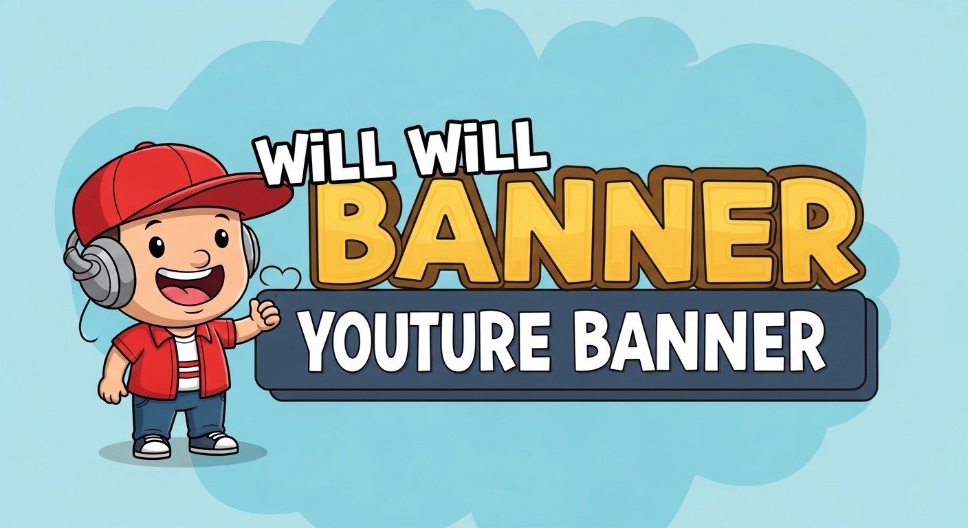 I Will Design Cartoon Banner for YouTube Channel in Any Style