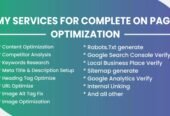 I Will Do Best On-Page SEO Optimization for Your Website