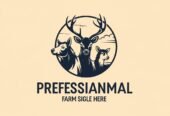 I will design professional pet and farm animal logo for you