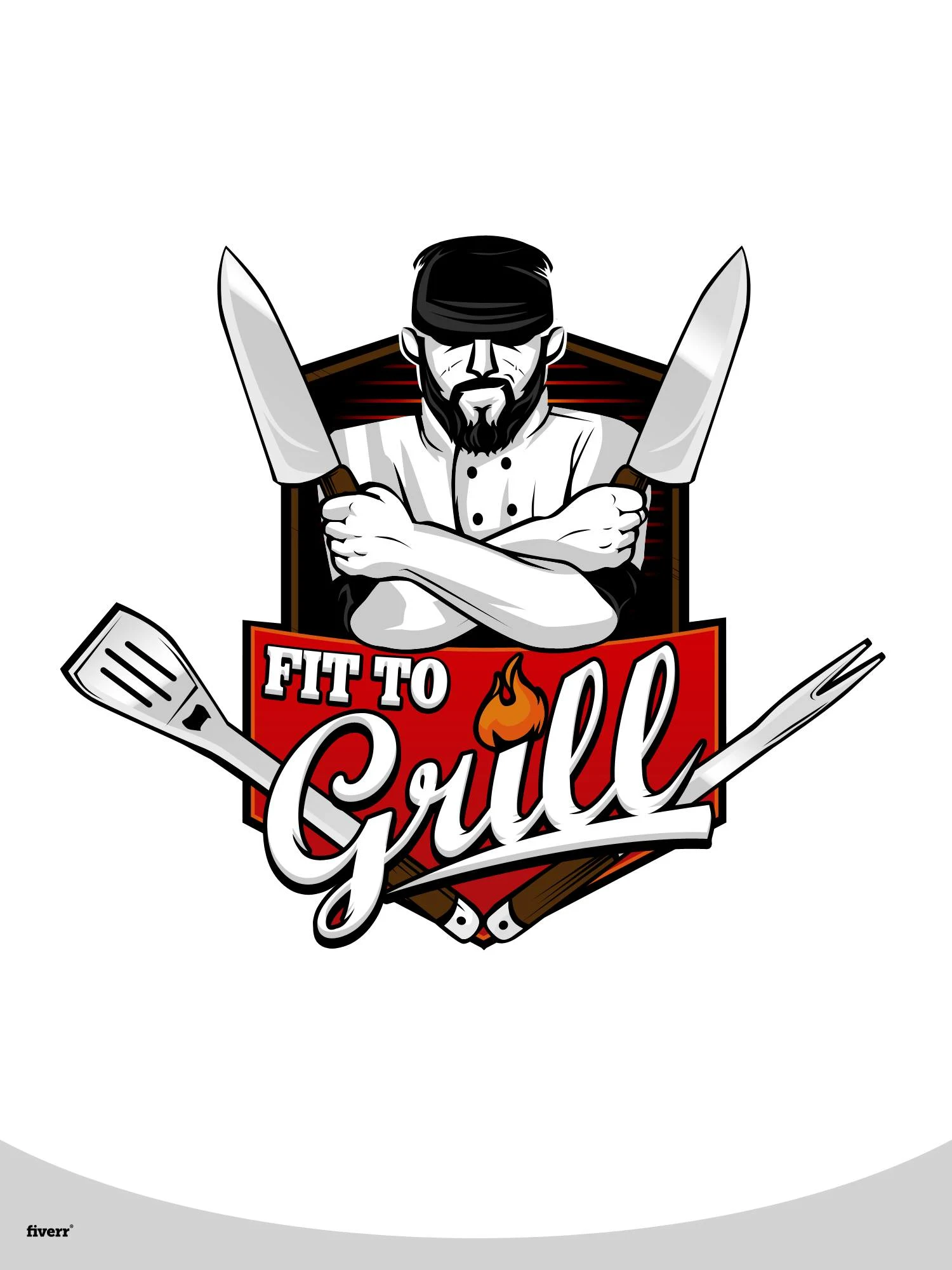 **Title: Professional Restaurant BBQ Cafe Coffee Business Logo Design Services**